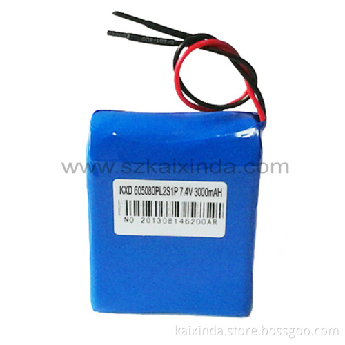 Li-Polymer Battery 7.4V 3000mAh